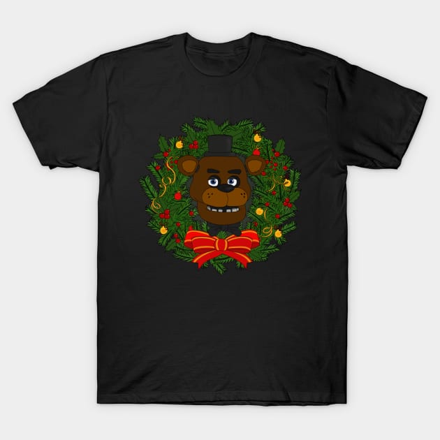 Freddy Wreath T-Shirt by Not Like The Otters